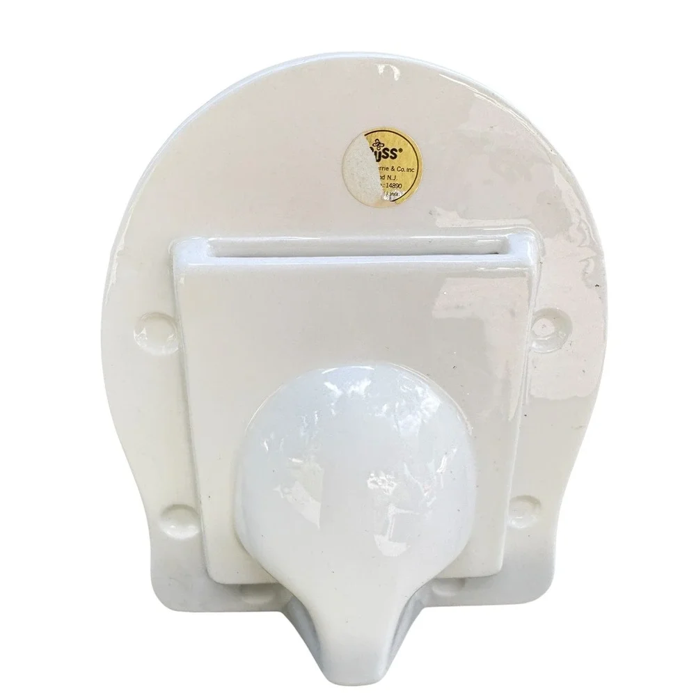 Russ Berrie Worlds Greatest Golfer Vintage Ceramic Toilet Picture Frame Gag Gift